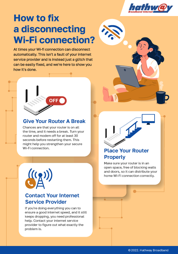 fix a disconnecting Wifi Connection